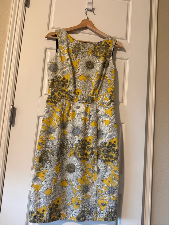 Liberty of London Dresses & Skirts - Liberty of London Yellow Floral Fit & Flare Dress Size 2 UK 4